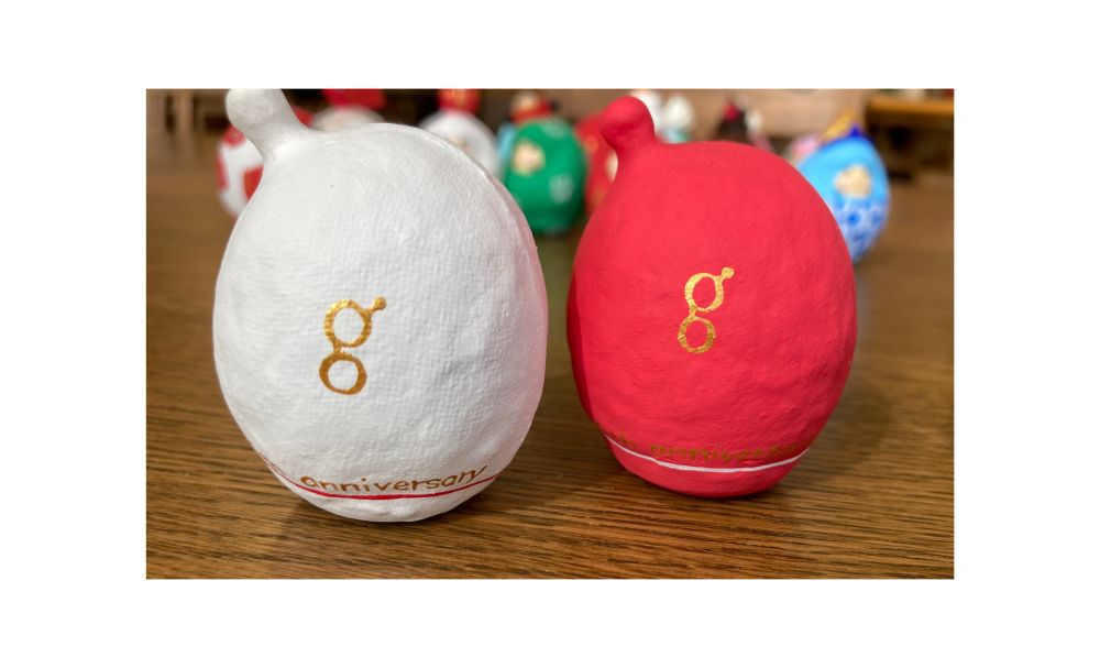 grappino 10周年記念 オリジナル紅白だるま 山口さくら