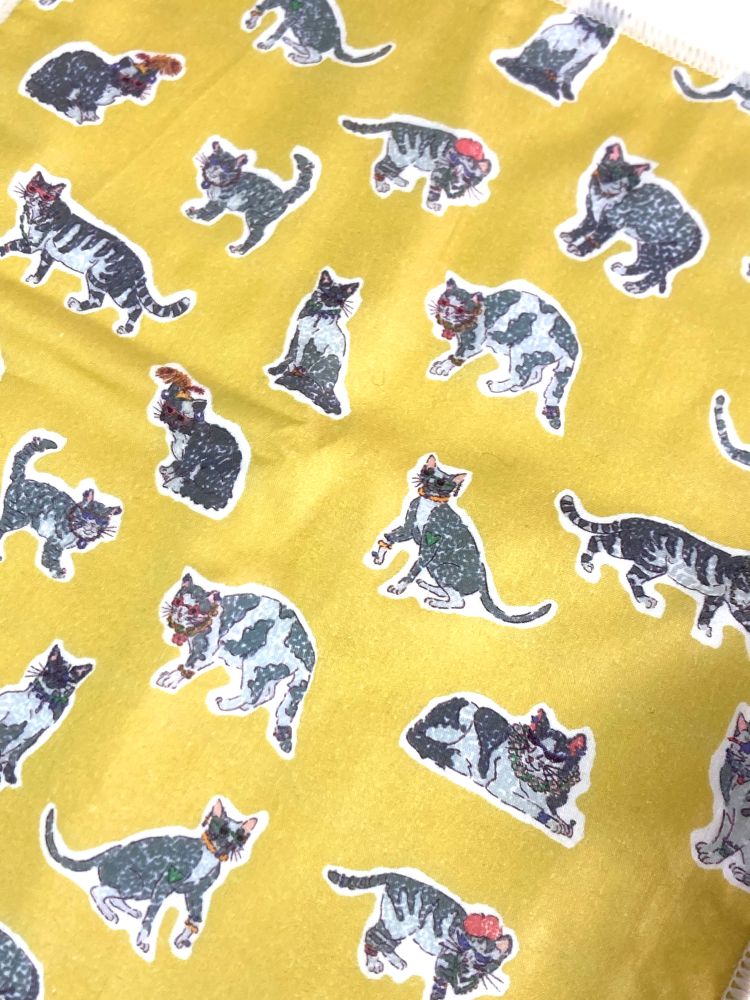 パイル&ハンカチ mini / yellow/ivory