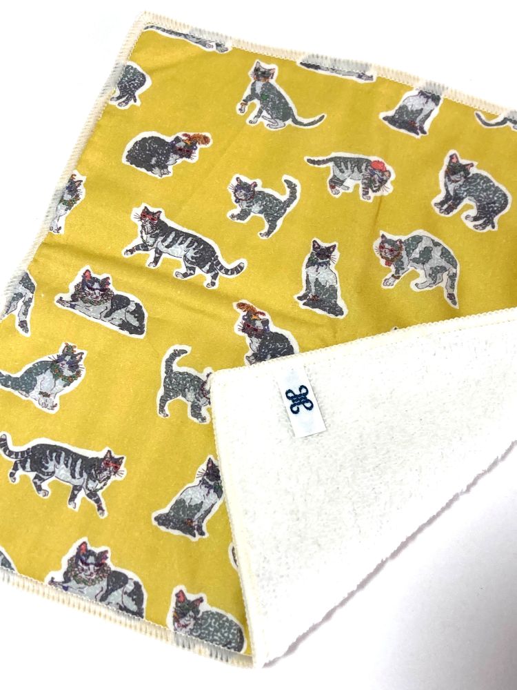 パイル&ハンカチ mini / yellow/ivory