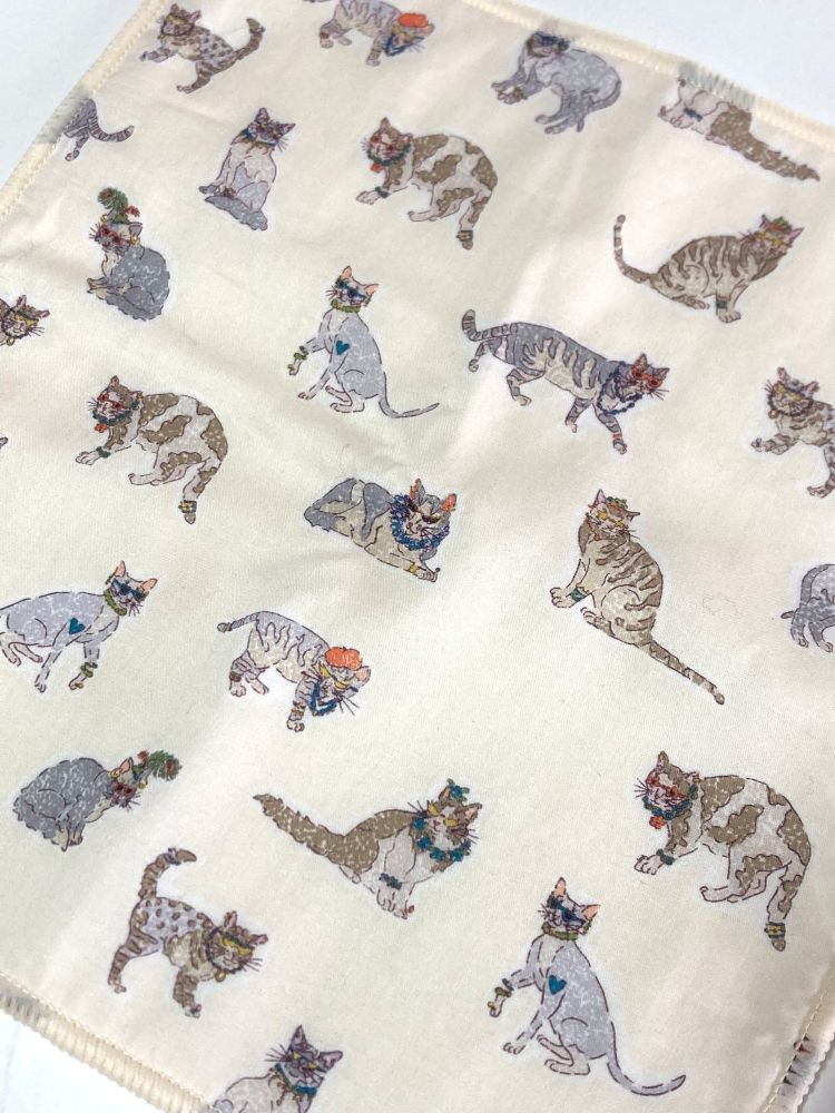 パイル&ハンカチ mini / yellow/ivory