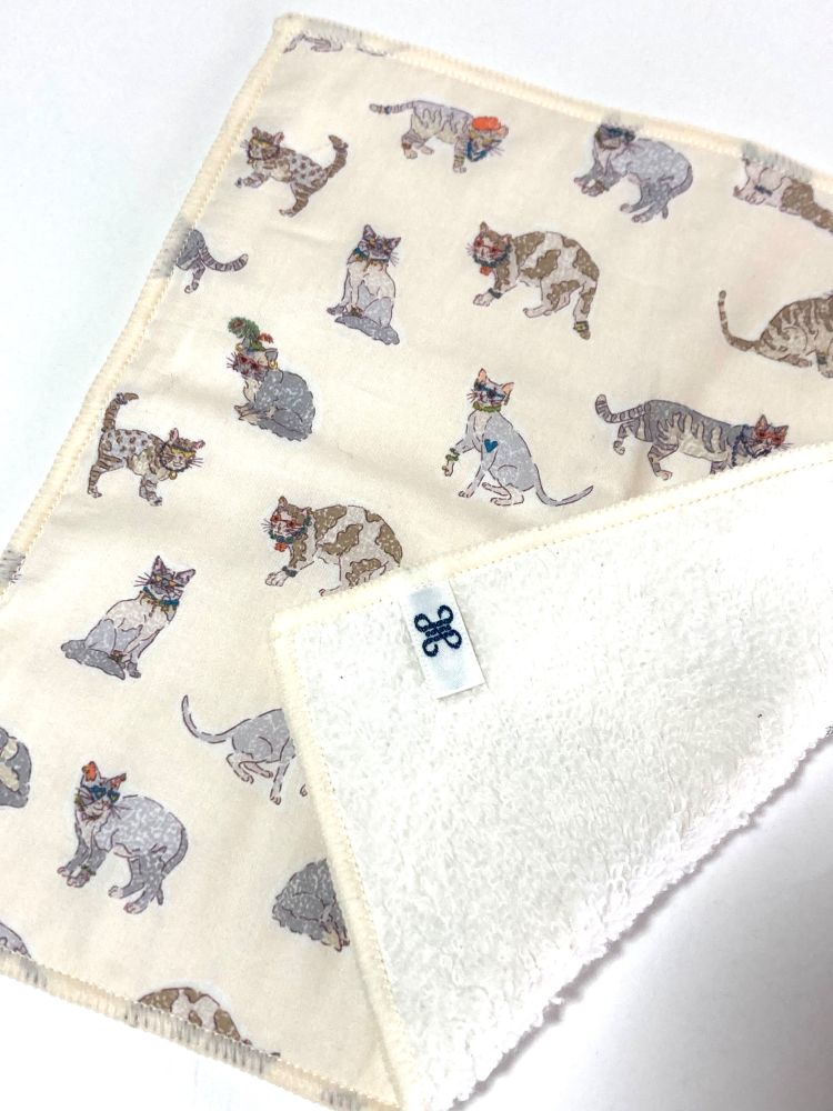 パイル&ハンカチ mini / yellow/ivory