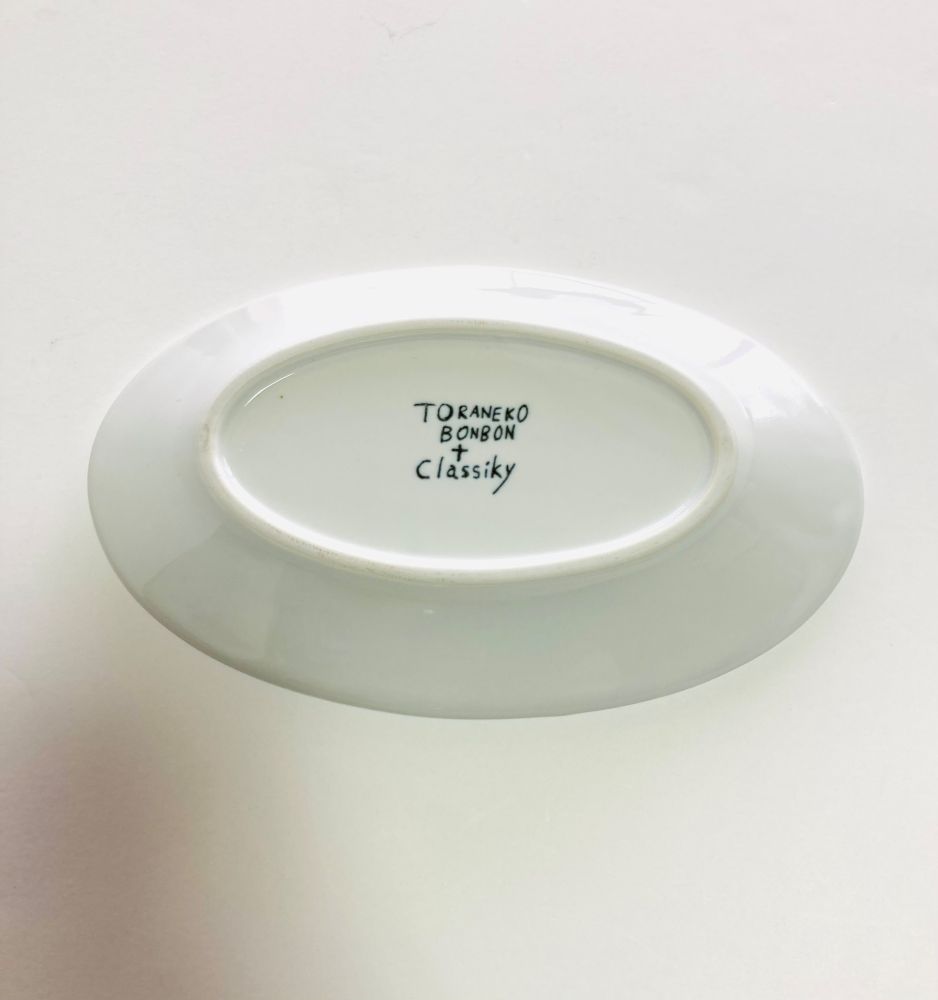 トラネコボンボン 猫の楕円皿(大)