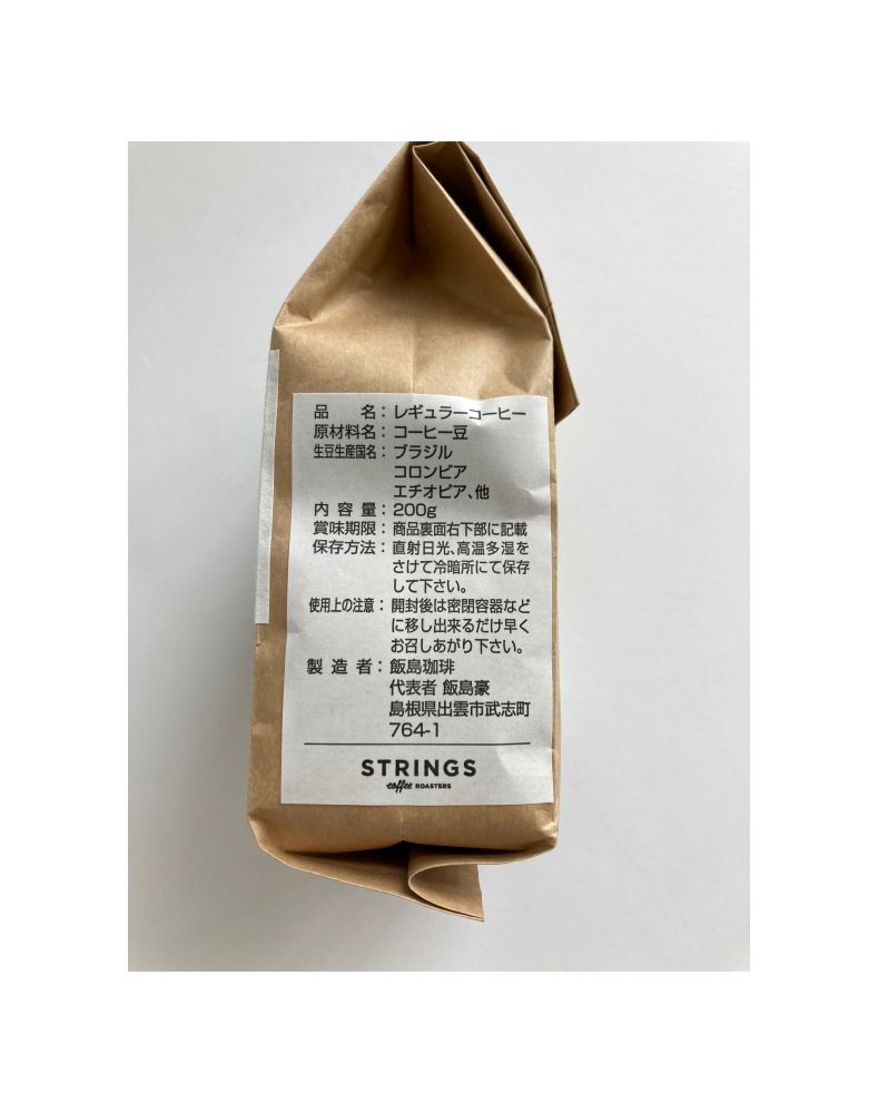 ストリングス　レギュラーコーヒー オリジナルブレンド 200g