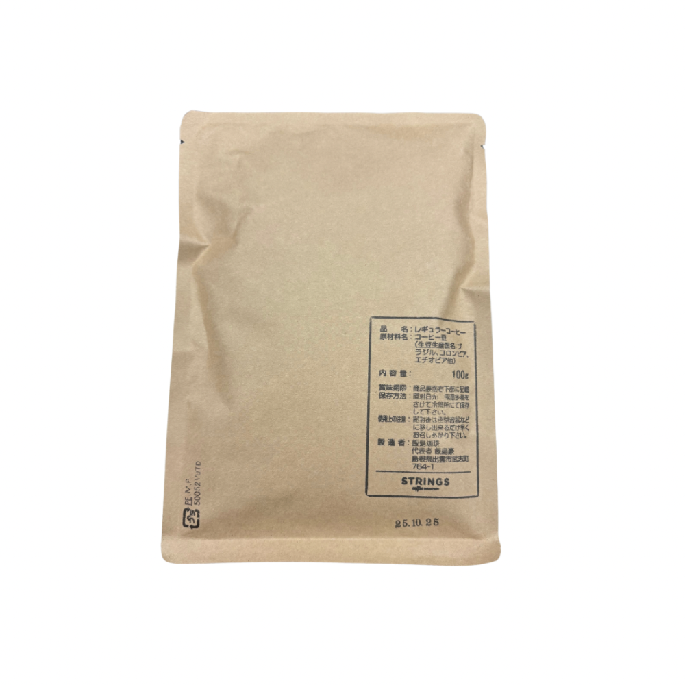 ストリングス　レギュラーコーヒー オリジナルブレンド 100g