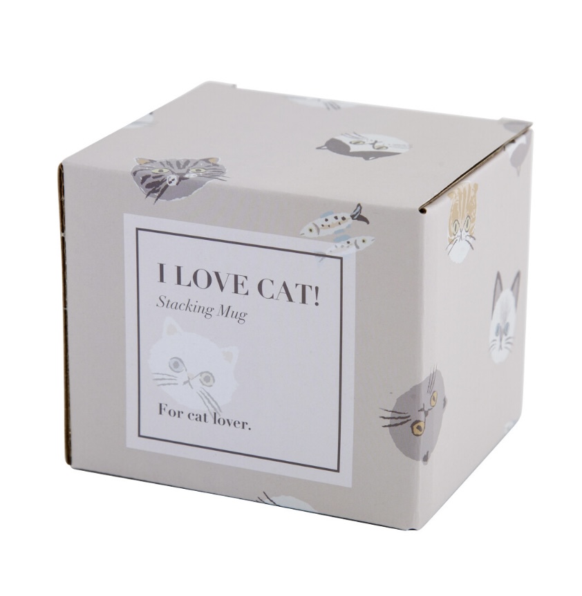 【箱付き】I LOVE CAT！マグカップ/PK