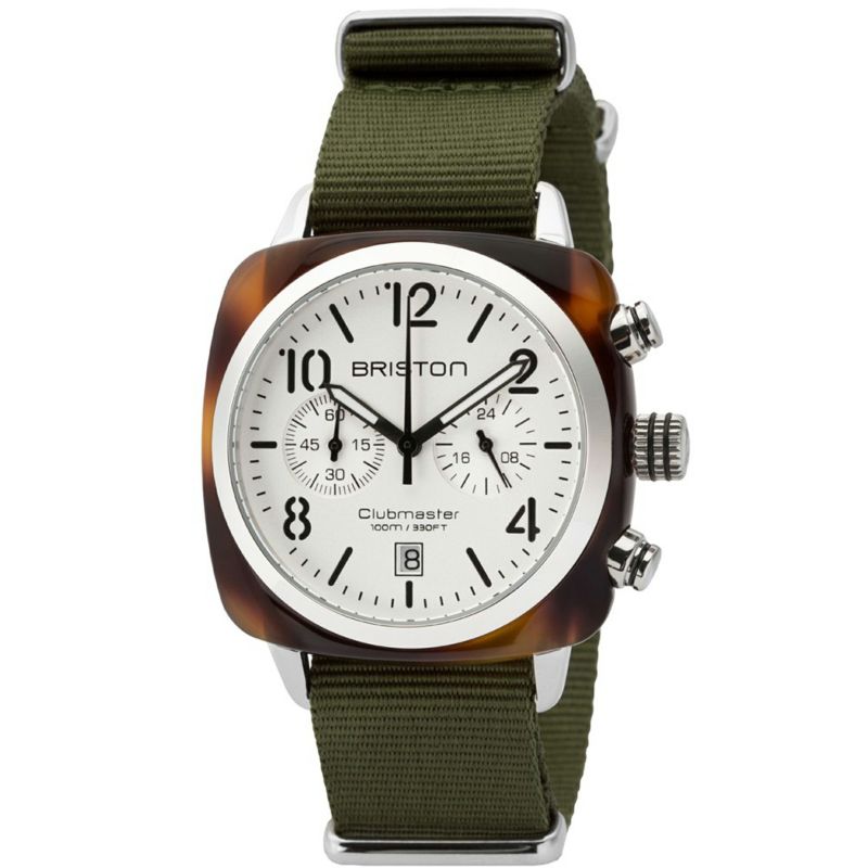 CLUBMASTER CLASSIC CHRONOGRAPH TORTOISE WATCH