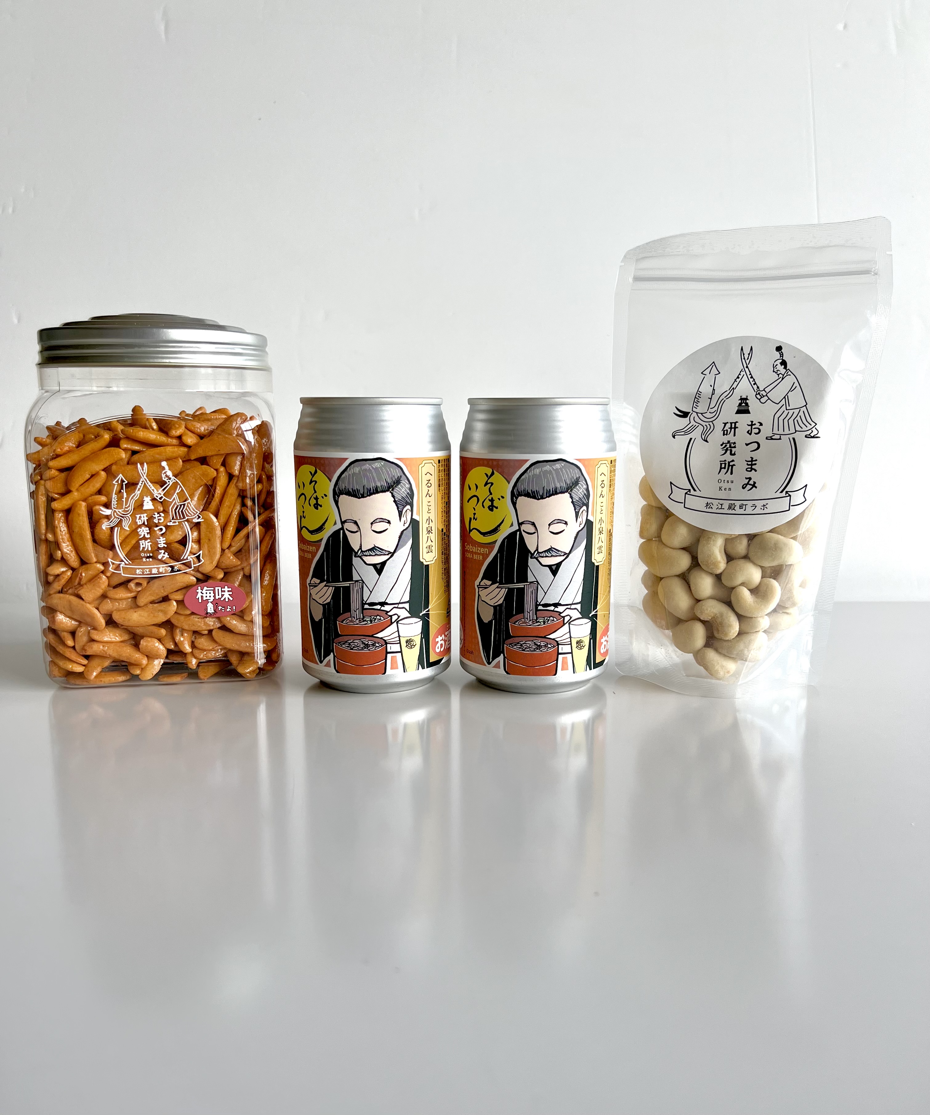 【9/29販売開始】小泉八雲・セツ　grappinoオリジナル　そばいつぇんおつまみセット　★当たりくじ付き★