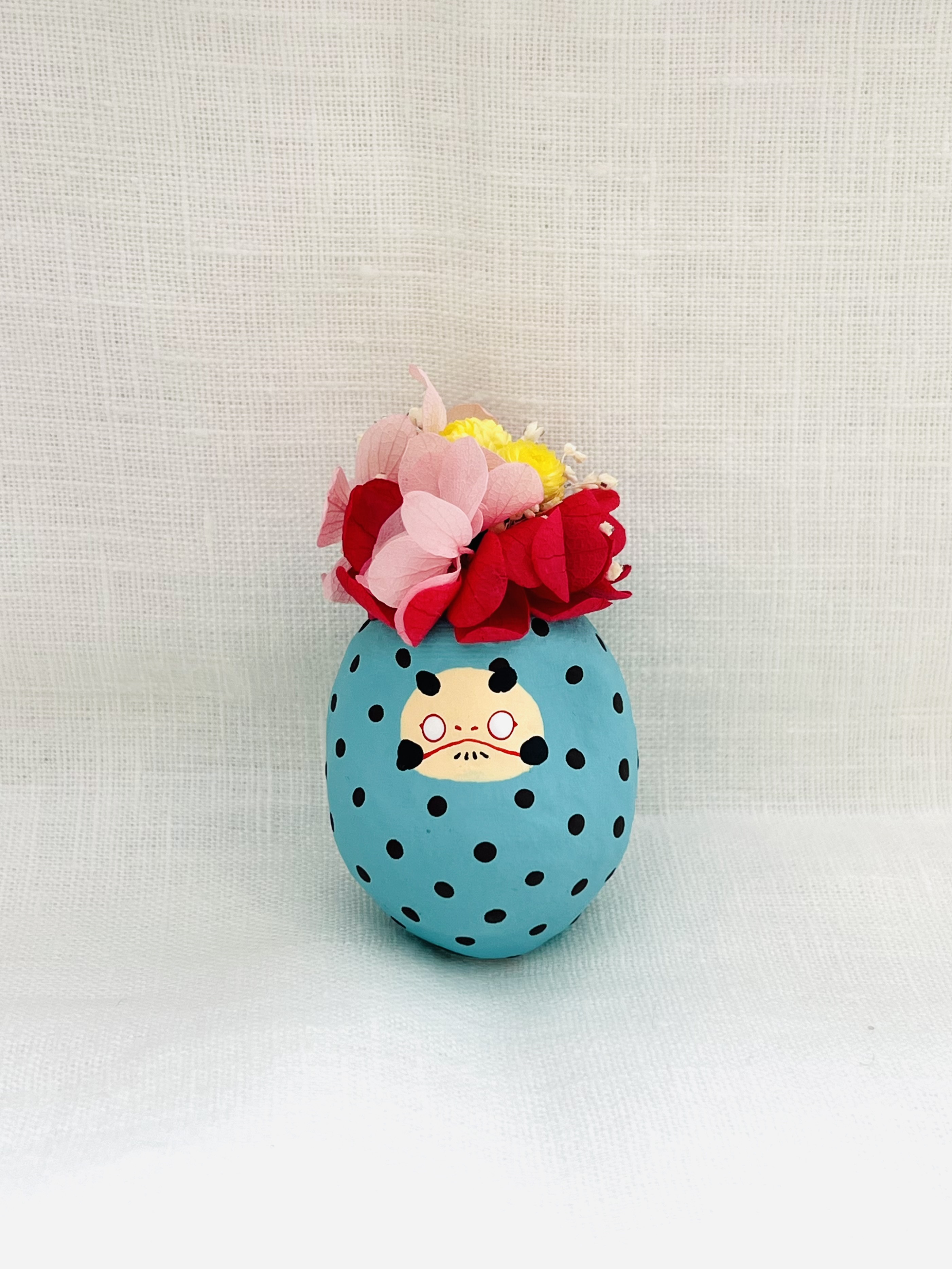 ブーケ付きだるま 山口さくら