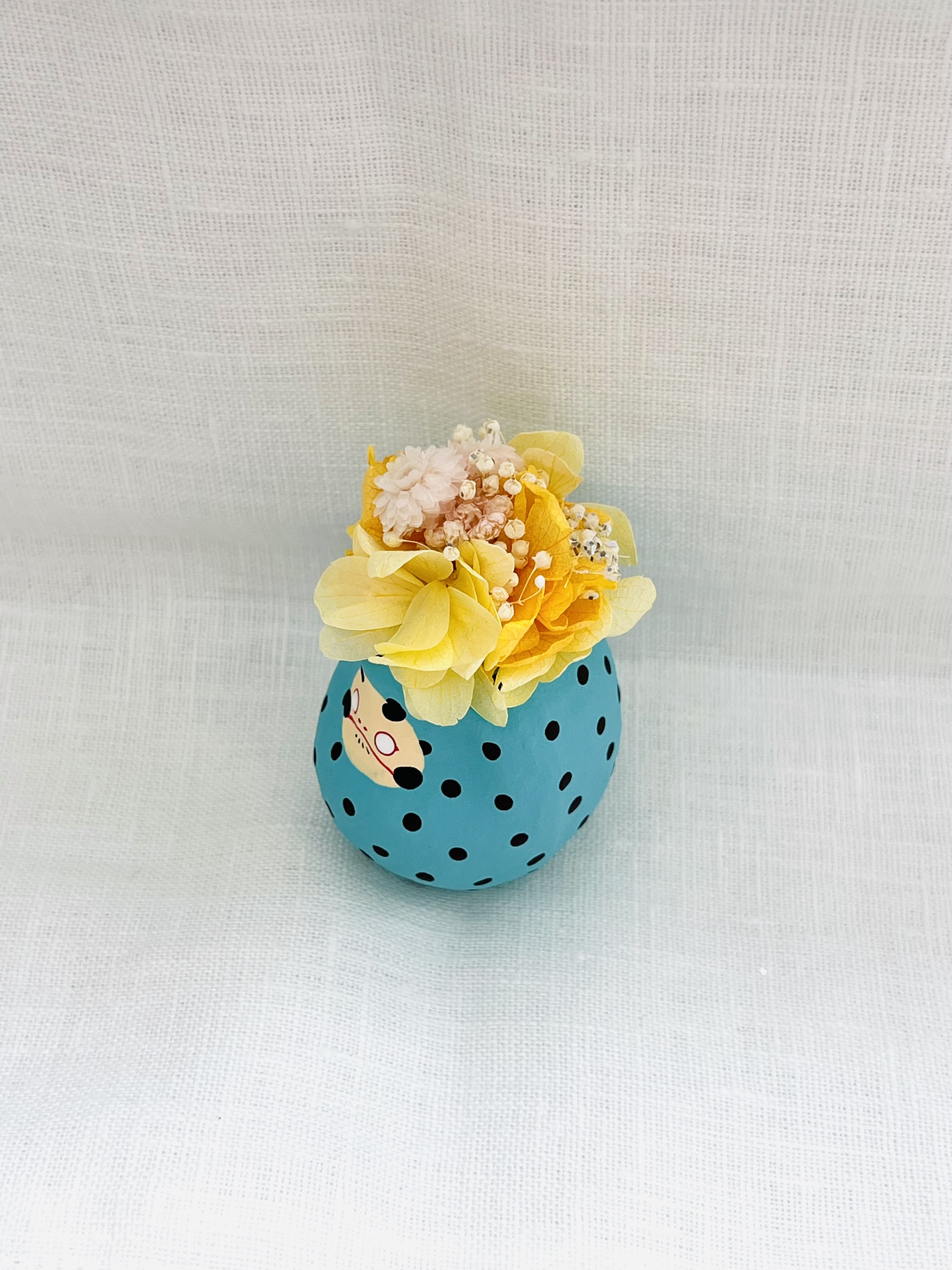 ブーケ付きだるま 山口さくら