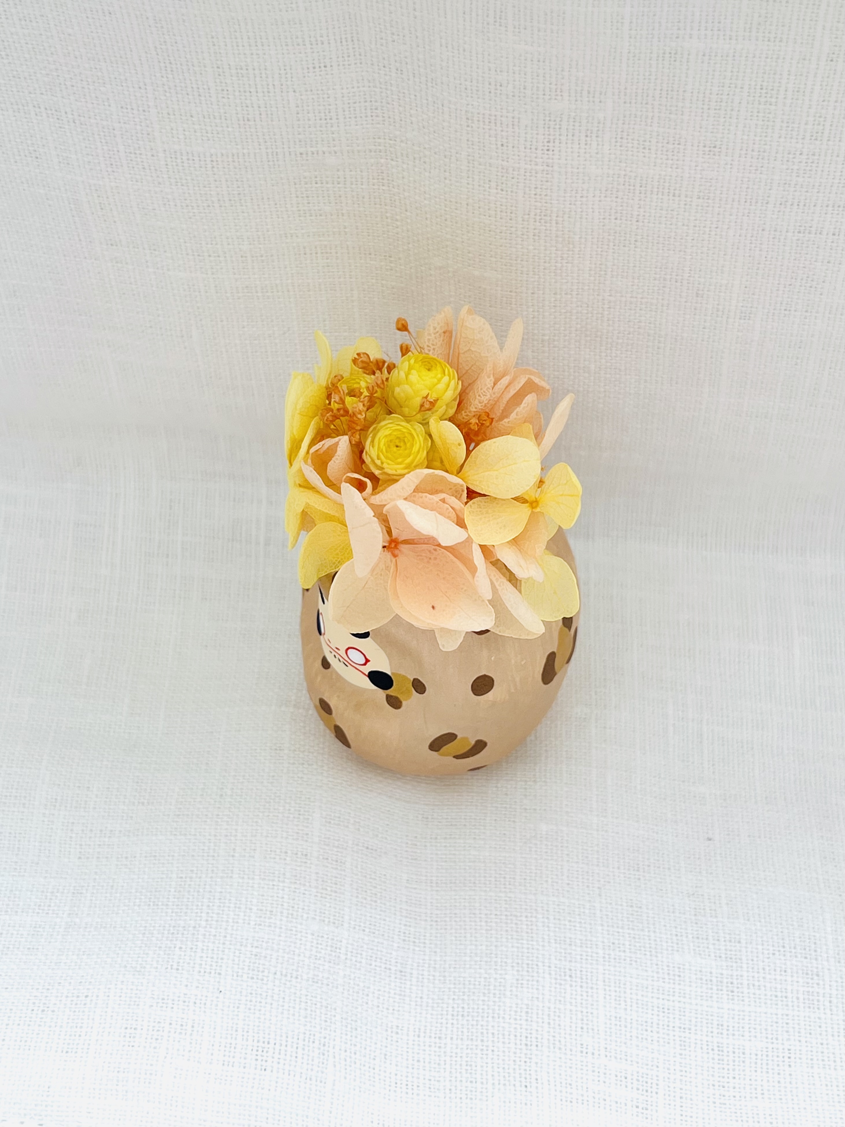 ブーケ付きだるま 山口さくら