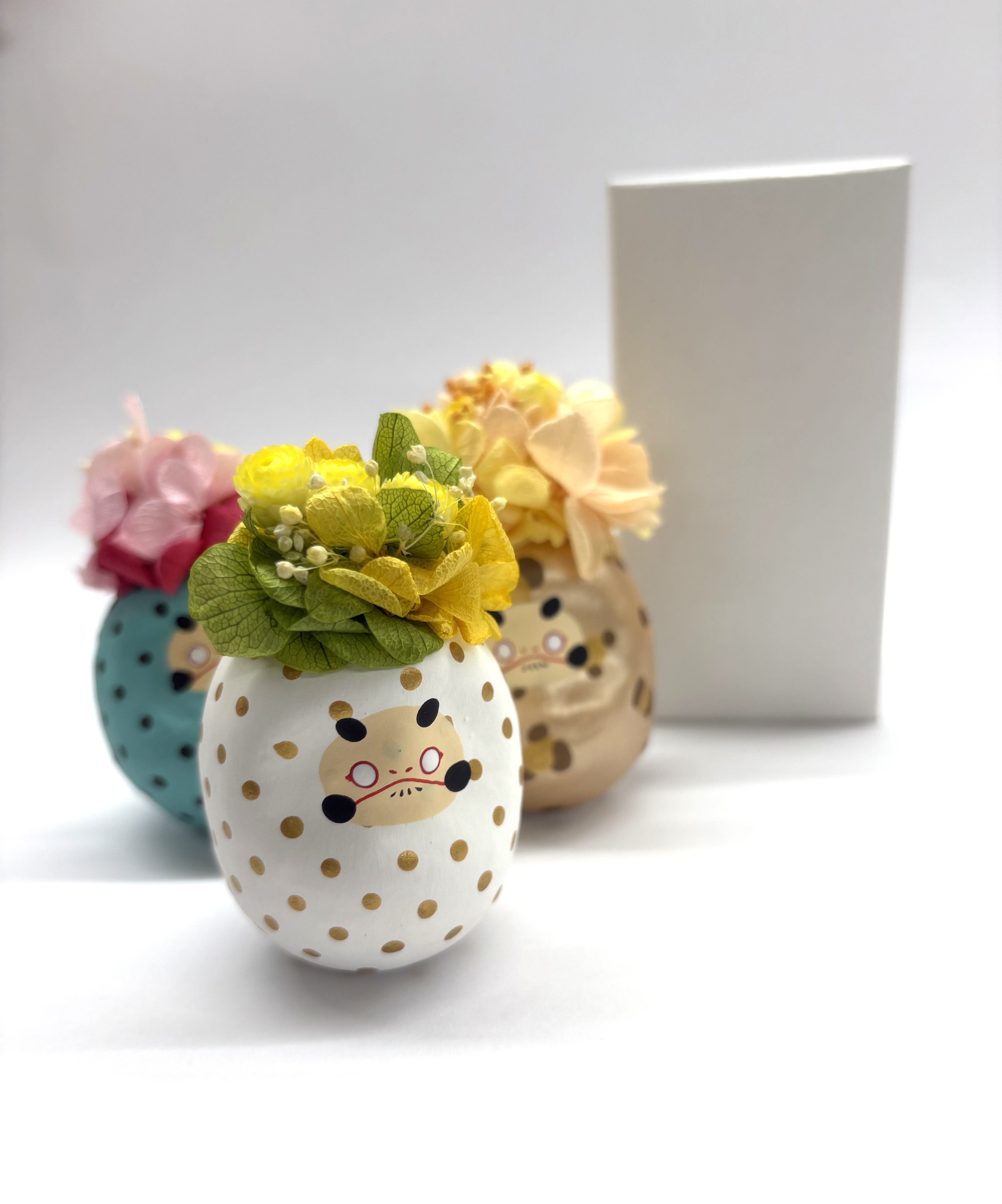 ブーケ付きだるま 山口さくら