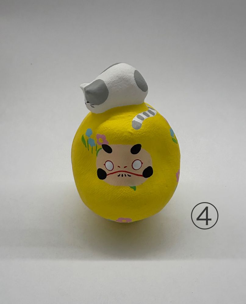 猫だるま 香箱座り アソート 山口さくら